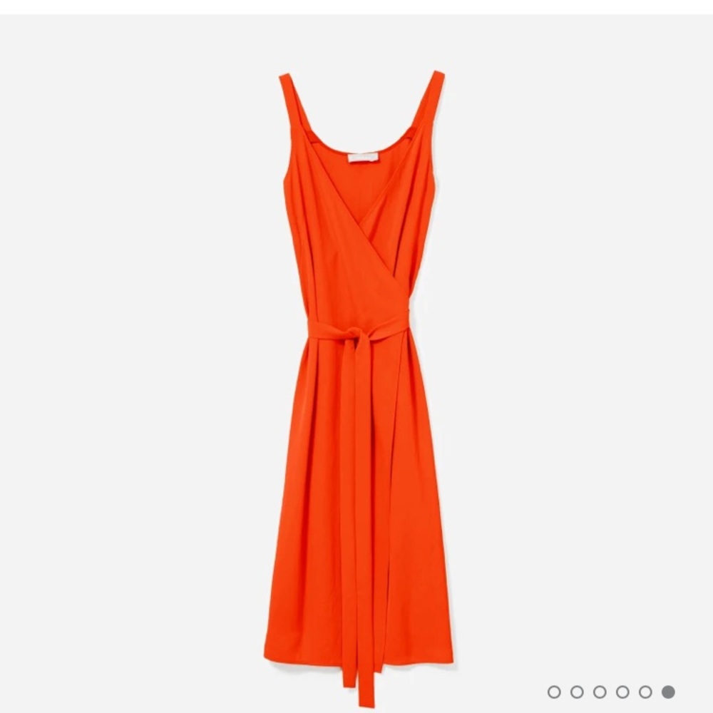 Everlane Japanese GoWeave Tank Wrap Dress